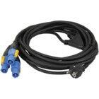Showtec Schuko naar Powercon 3-way splitter