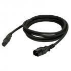 DAP IEC male-female Power Extension Cable, 0.75m