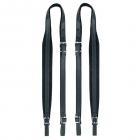 Boston 45-L-CV Velour Straps for 80-96 Bass Accordion, 4.5cm wide