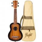 Flight Gemstone Series NUS380 Amber Soprano Ukulele with Gig Bag