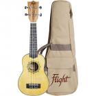 Flight Designer Series DUS330 Relic SP/ZEB Soprano Ukulele with Gig Bag
