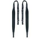Boston 45-S-LV Leather and Velour Straps for 12-32 Bass Accordion, 4.5cm Wide