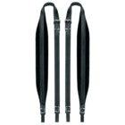 Boston 60-X-LV Leather and Velour Straps for 120 Bass Accordion, 6cm Wide