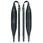 Boston 80-X-LV 120 Bass Accordion Straps, 8cm, Leather and Velour