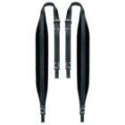 Boston 60-M-LV 48-72 Bass Accordion Straps, 6cm, Leather and Velour