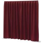 Wentex P&D Curtain Dimout 300x300 Pipe & Drape Pleated Curtain (Red)
