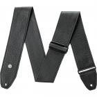 Dunlop BMF15BK Tri-Glide Leather Black 6.3cm-Wide Guitar Strap
