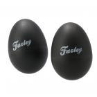 Fazley Funtune EGG-02-BK Egg Shakers (Black, Pack of 2)