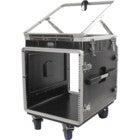 Gator Cases GRC-12X10-PU Polythene 12U - 10U Combi Flight Case for Mixers