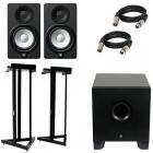 Yamaha HS5 set + HS8S Active Full-Range Studio Monitor Pack