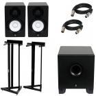 Yamaha HS7 set + HS8S Active Full-Range Studio Monitor Pack