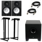Yamaha HS8 set + HS8S Active Full-Range Studio Monitor Pack