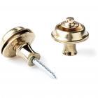 Dunlop SLS1102BR Straplok Strap Retainers Original Brass