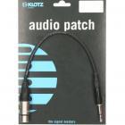Klotz M1FS1K0060 XLR-F to Jack Microphone Cable, 60cm