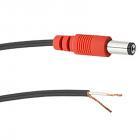 Voodoo Lab PA36 DIY 2.5mm Straight Red Barrel Connector + 36" Cable"