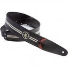 Yamaha RightOn! Race Vegana Guitar Strap Black & Ivory Guitar Strap