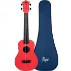 Flight Travel Series TUC Red Concert Ukulele with Gig Bag