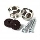 Dunlop 2PSLS031N Straplok Dual Design Strap Button Set Nickel