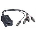 Hilec BOXRJ4XF5 RJ45 / XLR5F Adapter Box for Audio/DMX Signal