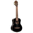 Ortega RUOX-TE Onyx Series Tenor Size Ukulele Black With Gig Bag