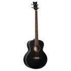 Ortega D7E-SBK-4 Deep Series 7 Medium Scale Bass Satin Black Electro-Acoustic Bass