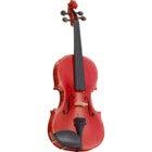 Stentor SR1401 Harlequin 1/2 Cherry Red Acoustic Violin + Case and Bow