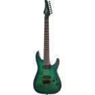 Schecter C-7 Pro Aqua Burst 7-String Electric Guitar