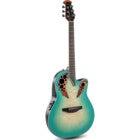 Ovation CE44X-9B Celebrity Elite Exotic Mintburst Electro-Acoustic Guitar