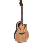 Ovation CE44P-SM Celebrity Elite Exotic Natural Spalted Maple Electro-Acoustic Guitar