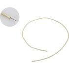 Boston PBW1/WH Push-Back Braided Waxed Cotton Guitar Wire, 30cm