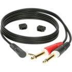 Klotz AY5A0300 Stereo Mini-Jack to 2x Mono Jack Splitter Cable, 3m