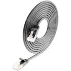 SLIM SL10551 CAT6A U/FTP Ø 3.8mm Patch Cable, 5m (Black)