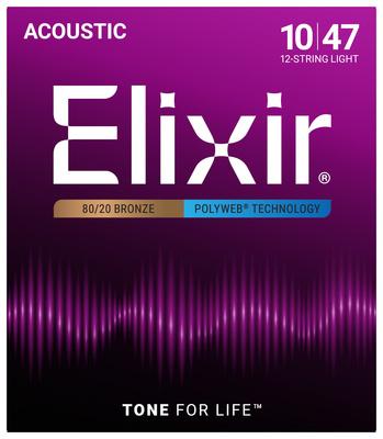 Elixir Polyweb Light 12 Str. Acoustic