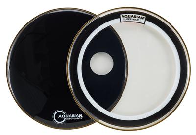 Aquarian 22" Super Kick Clear Bass Set"