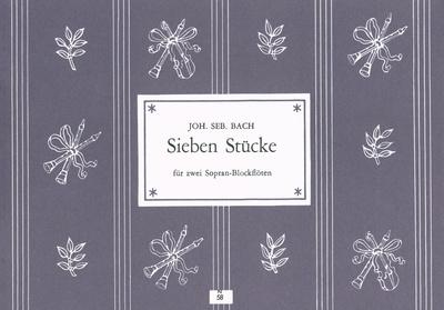 Heinrichshofen Verlag Bach 7 Stücke 2 Blockflöten