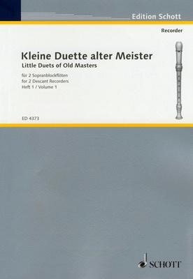 Schott Duette Alter Meister Flöte