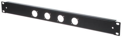 Thon Rack Panel 1U 4XLR 90°
