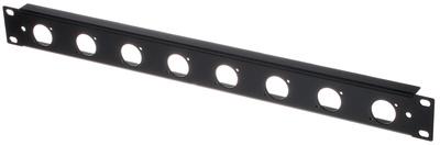Thon Rack Panel 1U 8XLR 90°