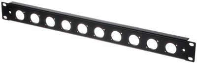 Thon Rack Panel 1U 10 XLR 90°
