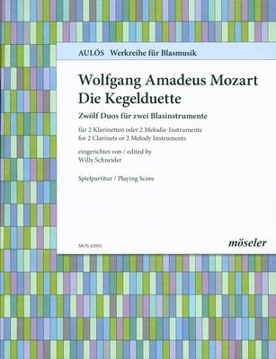 Möseler Verlag Mozart Kegelduette Clarinet