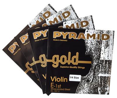 Pyramid Gold Violin Strings 1/4