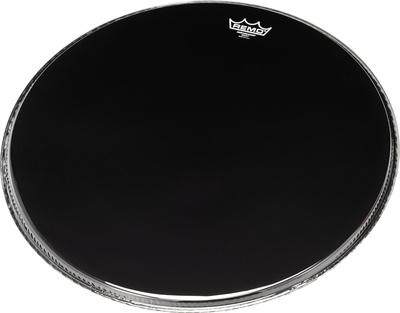 Remo 20" Ambassador Ebony Bass BK"