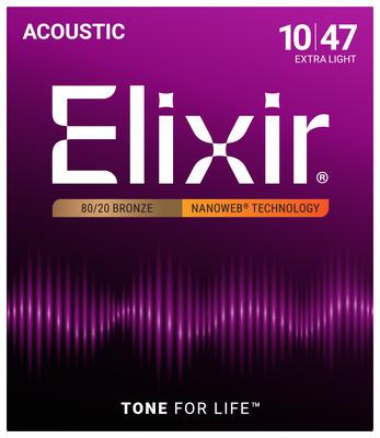 Elixir Nanoweb Extra Light Acoustic