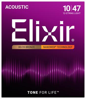 Elixir Nanoweb Light 12 Str. Acoustic