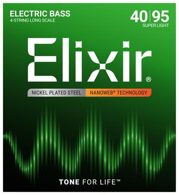 Elixir Nanoweb Super Light BassGuitar