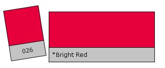 Lee Colour Filter 026 Bright Red
