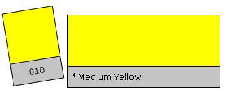 Lee Filter Roll 010 Medium Yellow