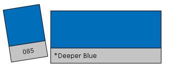 Lee Filter Roll 085 Deeper Blue