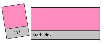 Lee Filter Roll 111 Dark Pink