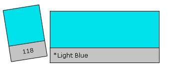 Lee Filter Roll 118 Light Blue